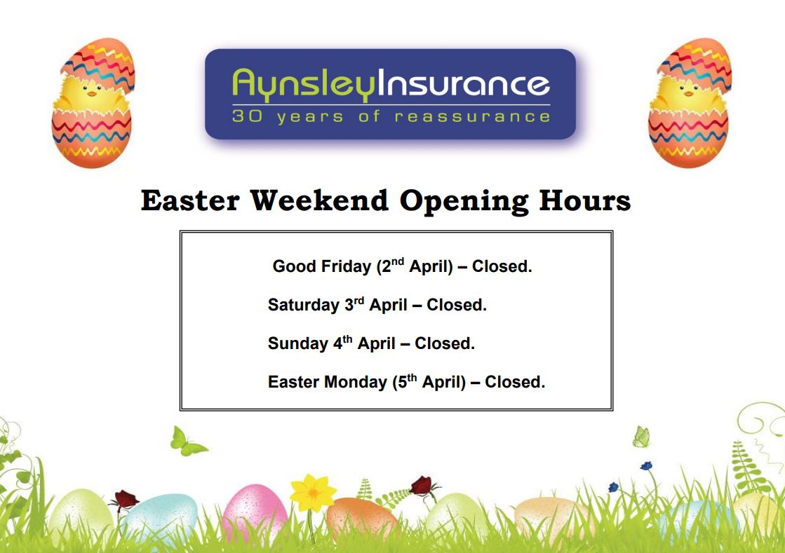 Easter Weekend Opening Hours 2021